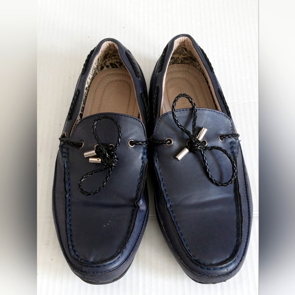 Men's Harrison Myles Blue Loafers Sz 7.5